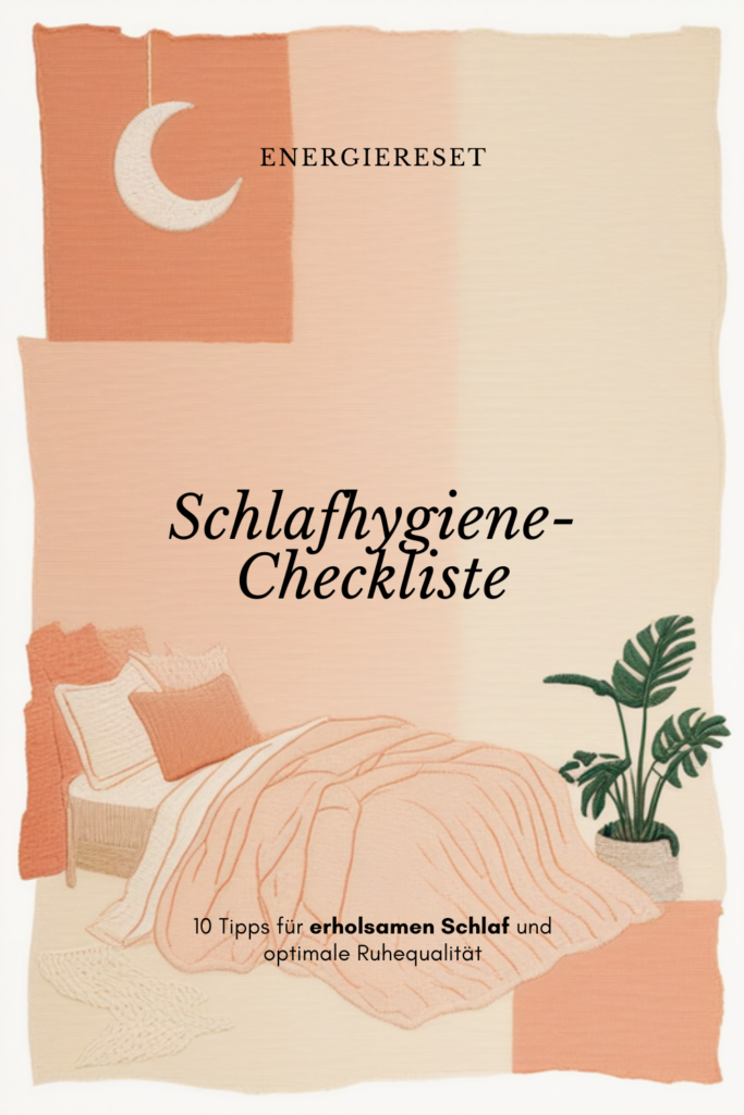 artikel schlafhygiene checkliste pin