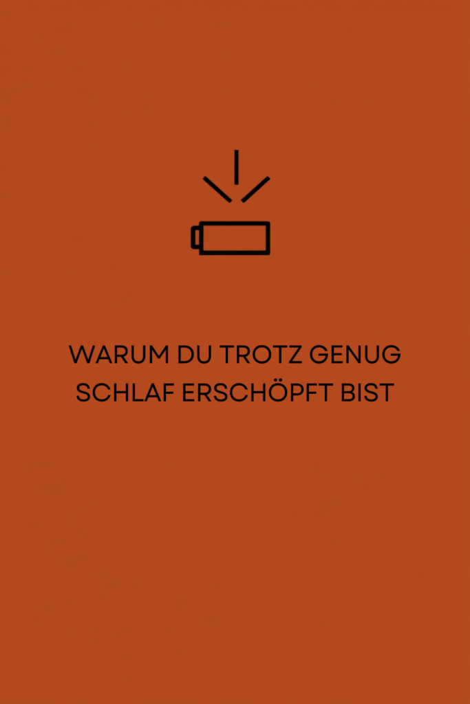 artikel25 trotz schlaf erschoepft