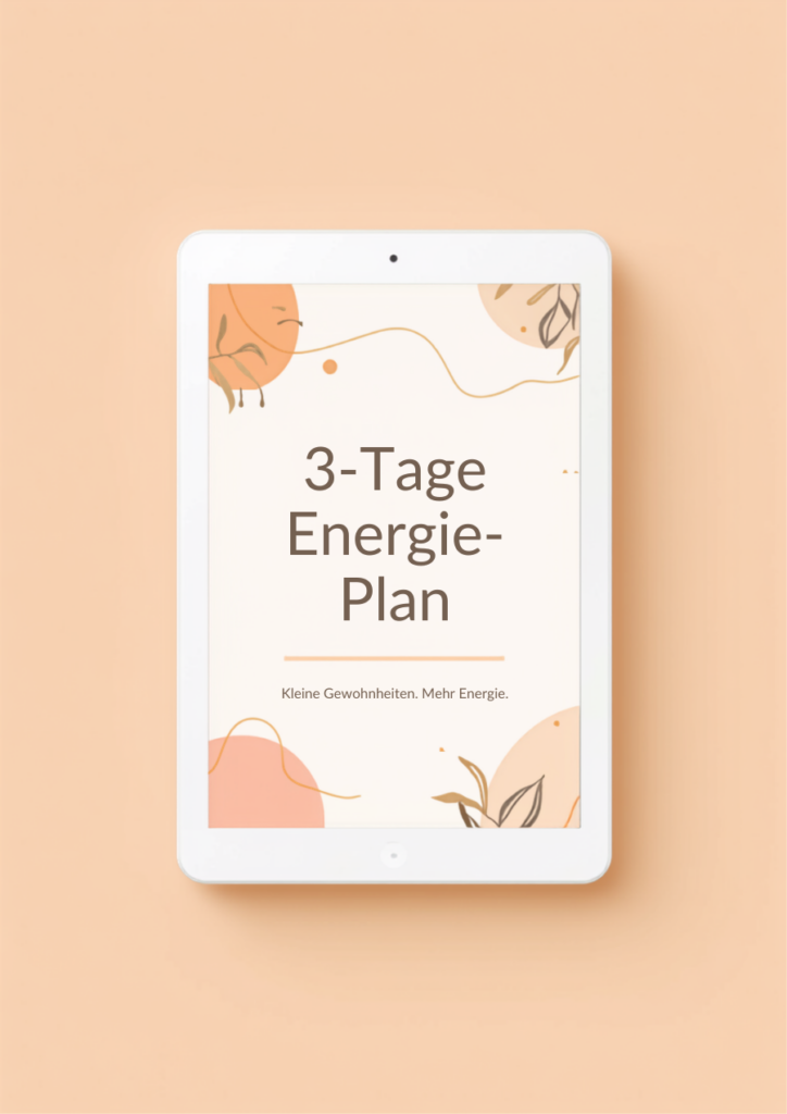 freebie 3 tage energie plan mockup clean 2